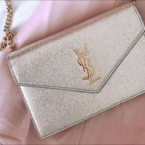 Yves Saint Laurent wallet on a chain woc crossbody bag